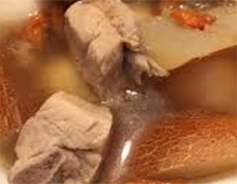丹参田七煲排骨